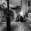 Un couple à Montmartre (Paris)