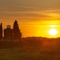 Toscane, Chapelle Madonna di Vitaleta